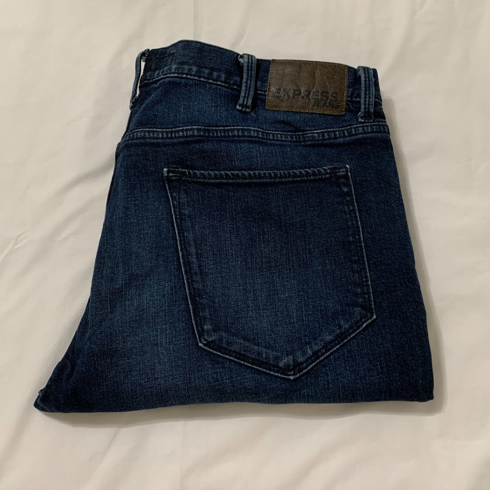 Express Men's ROCCO Slim Fit Jeans, Size 38x32 - Picture 14 of 14